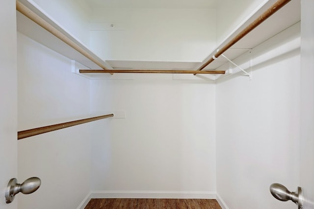 9224 Partridge Cir, Austin, TX 78758 - walk in closet with wood finished floors