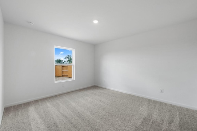 524 Aplite Pass, Maxwell, TX 78656 - carpeted spare room featuring recessed lighting and a smoke detector
