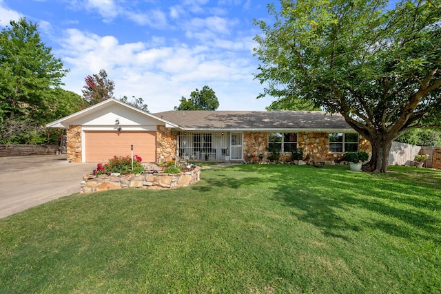 1121 Nola Ruth Blvd, Harker Heights, TX 76548 - single story home featuring stone siding, driveway, and an attached garage