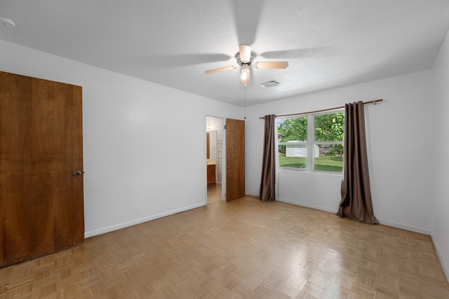 1121 Nola Ruth Blvd, Harker Heights, TX 76548 - unfurnished room with a ceiling fan and a textured ceiling