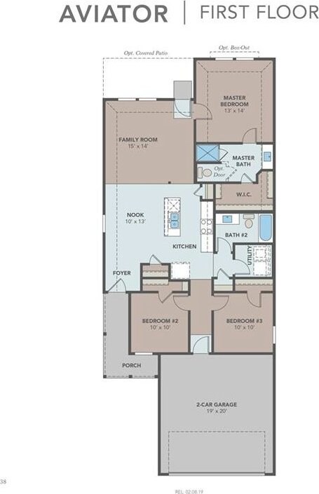 136 Gidran Trl, Georgetown, TX 78626 - view of home floor plan