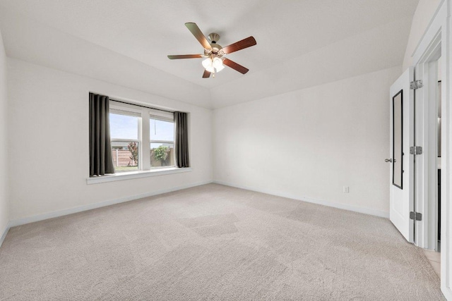 136 Gidran Trl, Georgetown, TX 78626 - spare room featuring light colored carpet and ceiling fan