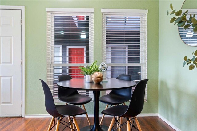 2804 Rio Grande St Unit 211, Austin, TX 78705 - dining space featuring wood finished floors