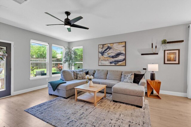 800 Sand Hill Branch Dr Unit 38, Austin, TX 78748 - living area with wood finished floors and ceiling fan