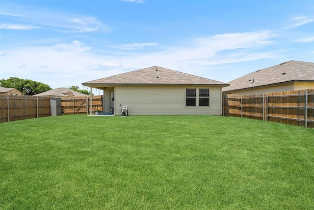 1037 Oxford Ln, Troy, TX 76579 - back of property featuring a fenced backyard