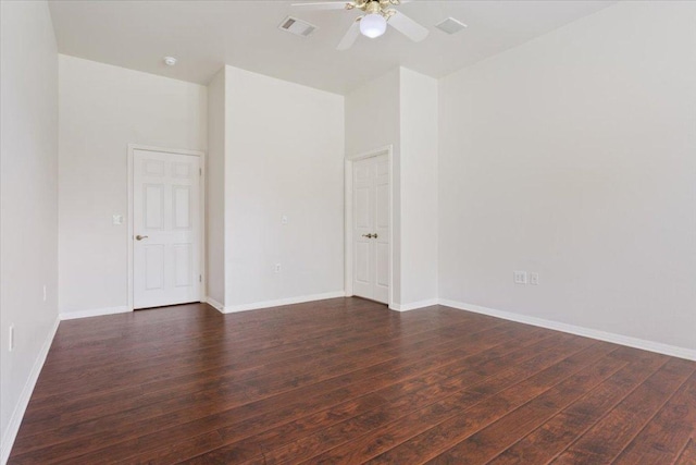 101 Goldenrod Way, Georgetown, TX 78633 - empty room featuring wood finished floors and ceiling fan