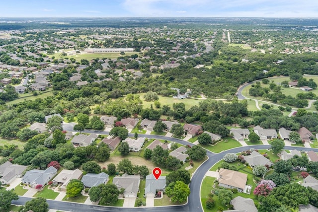 101 Goldenrod Way, Georgetown, TX 78633 - aerial view of residential area