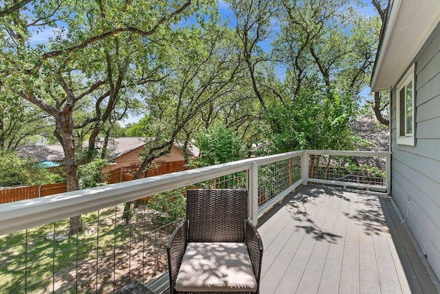 12403 Cassady Dr, Austin, TX 78727 - view of wooden deck