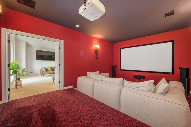 107 Bella Strada Cv, Lakeway, TX 78734 - home theater featuring carpet flooring