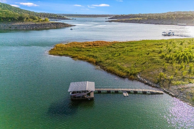 14305 Geronimo St, Leander, TX 78641 - aerial view of a nearby body of water