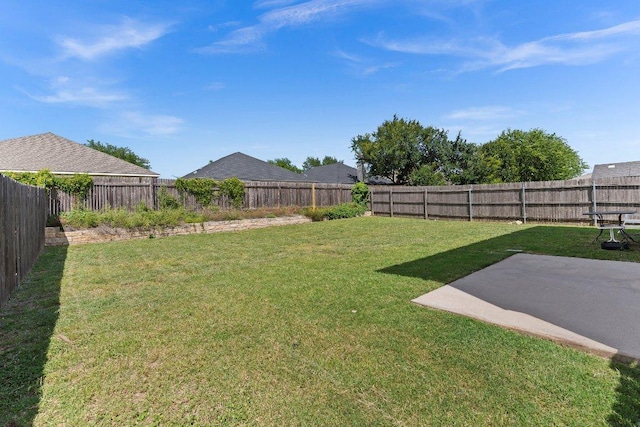 324 Kingfisher Ln, Leander, TX 78641 - fenced backyard featuring a patio area
