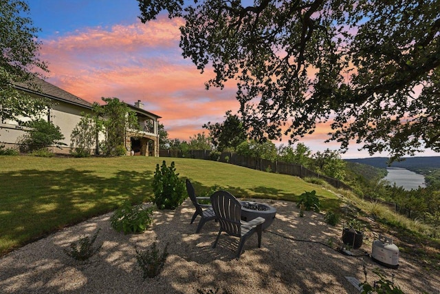 1108 Lakewood Hills Ter, Austin, TX 78732 - view of yard with a balcony