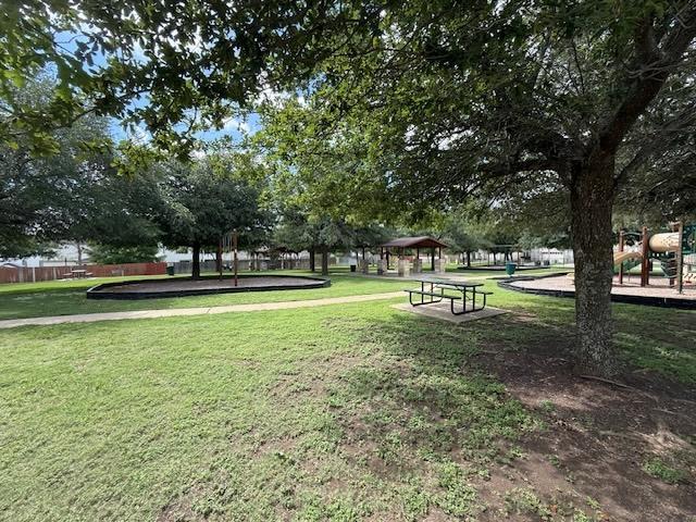425 Starview St, Temple, TX 76502 - view of property's community featuring a lawn and a gazebo
