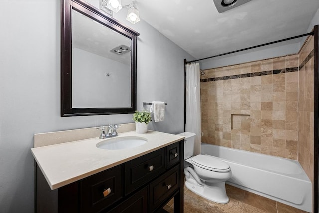6110 Gardenridge Holw, Austin, TX 78750 - bathroom featuring vanity and shower / bath combo with shower curtain
