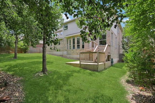 6520 Walebridge Ln, Austin, TX 78739 - view of yard