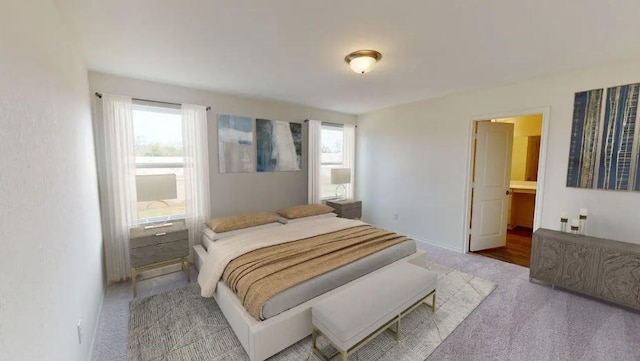 127 Bridgeview Dr, Hutto, TX 78634 - carpeted bedroom with baseboards