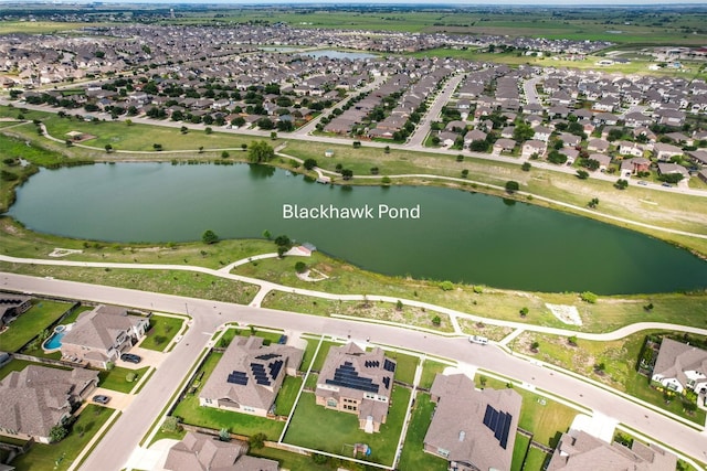 19908 Eire Dr, Pflugerville, TX 78660 - aerial view of property's location featuring a nearby body of water and nearby suburban area