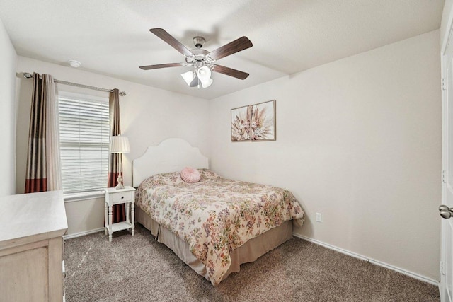 184 Pivot Dr, Taylor, TX 76574 - bedroom featuring light colored carpet and ceiling fan