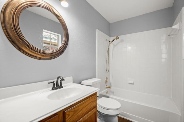 14608 Menifee St, Austin, TX 78725 - bathroom with vanity and bathtub / shower combination