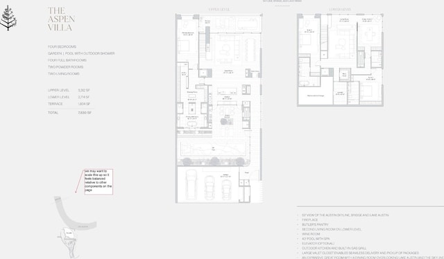 6507 Bridge Point Pkwy Lot 4, Austin, TX 78730 - view of floor plan / room layout