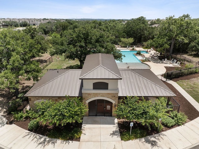 2935 Mckinnie Park, Bulverde, TX 78163 - view of subject property featuring a pool