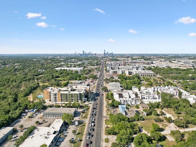 4802 S Congress Ave Unit 215, Austin, TX 78745 - aerial view of property and surrounding area featuring nearby urban area