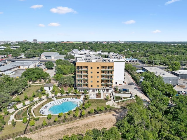 4802 S Congress Ave Unit 215, Austin, TX 78745 - bird's eye view of a pool area