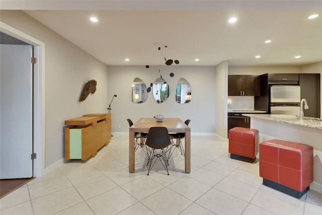 40 N Interstate 35 Hwy Unit 5B2, Austin, TX 78701 - dining area featuring recessed lighting and light tile patterned floors
