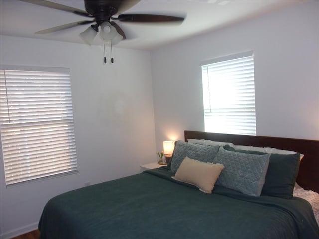 905 W Live Oak St, Austin, TX 78704 - bedroom with ceiling fan