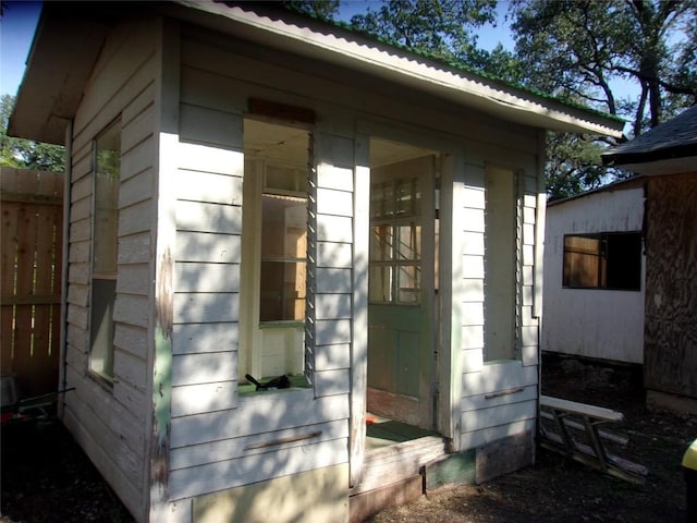 905 W Live Oak St, Austin, TX 78704 - view of home's exterior featuring an outbuilding