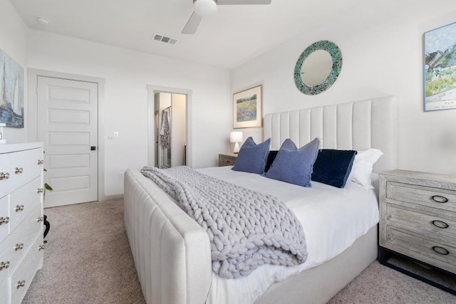 7713 Saddle Up Dr, Austin, TX 78724 - carpeted bedroom with a ceiling fan
