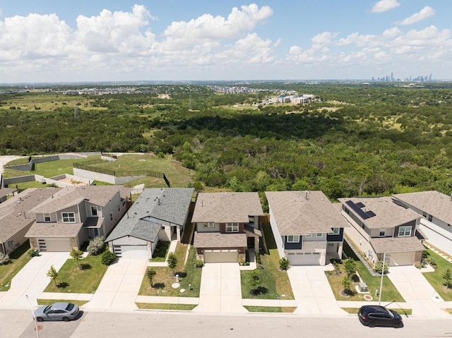 7713 Saddle Up Dr, Austin, TX 78724 - aerial view of residential area with a forest