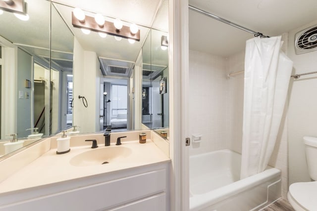 1212 Guadalupe St Unit 301, Austin, TX 78701 - bathroom with shower / tub combo with curtain and vanity