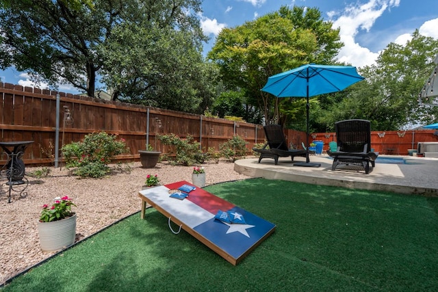 1600 Grand Falls Dr, Cedar Park, TX 78613 - view of yard with a patio area