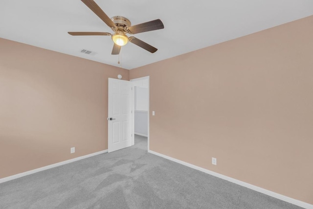 131 Martin Crossing Dr, Cedar Creek, TX 78612 - empty room featuring ceiling fan and carpet floors