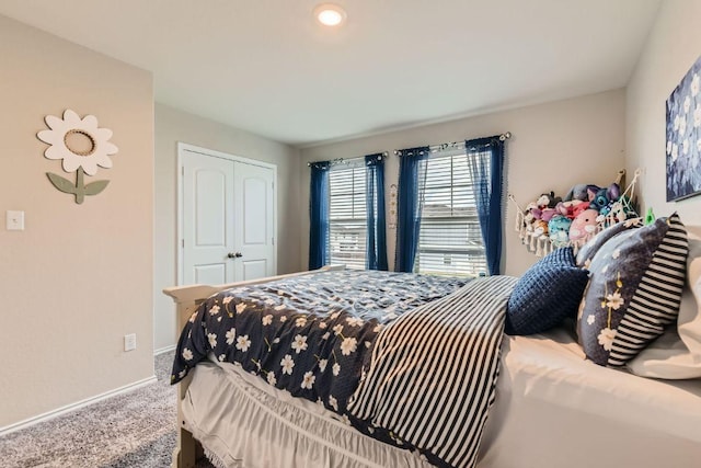 501 Goat Willow Ln, Georgetown, TX 78626 - bedroom featuring carpet flooring and a closet