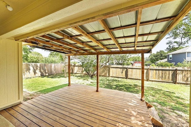 1105 Madrone Trl, Leander, TX 78641 - deck with a fenced backyard