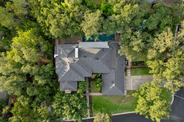 5301 Backtrail Dr, Austin, TX 78731 - view from above of property