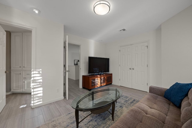 5301 Backtrail Dr, Austin, TX 78731 - living room featuring wood finish floors and baseboards