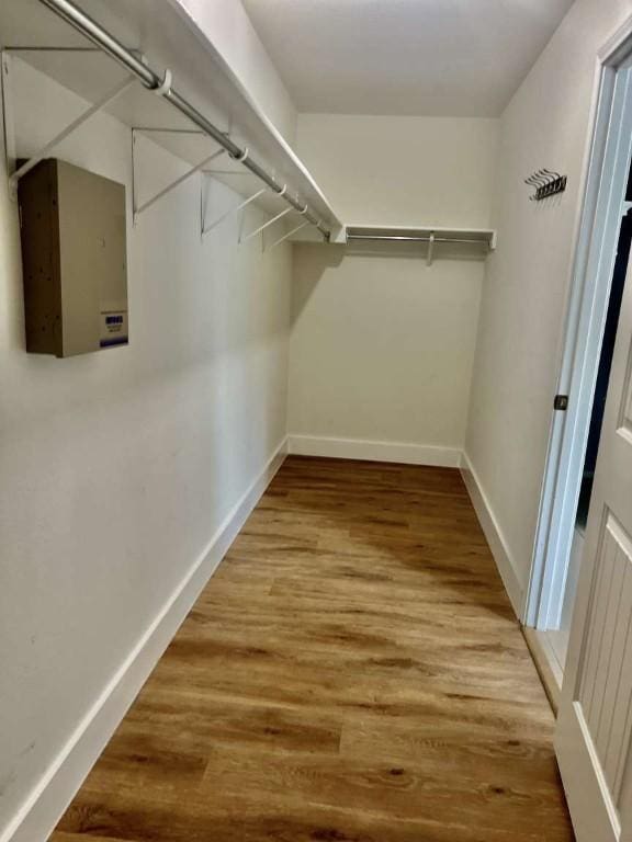 2118 Howell Mountain Dr, Cedar Park, TX 78613 - spacious closet featuring wood finished floors