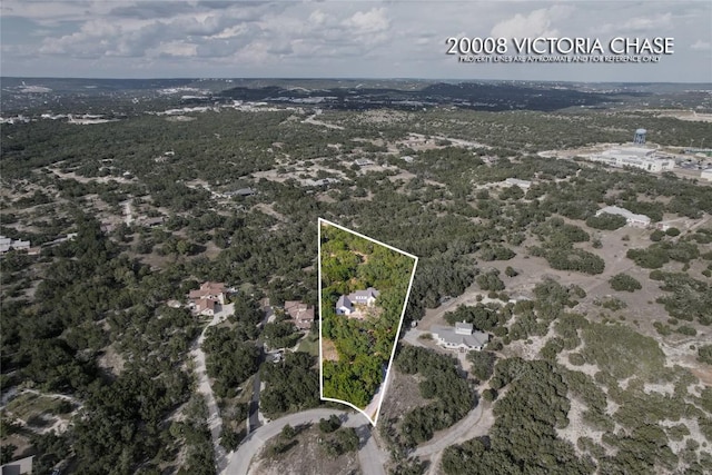 20008 Victoria Chase Rd, Lago Vista, TX 78645 - view of property location with property boundaries highlighted