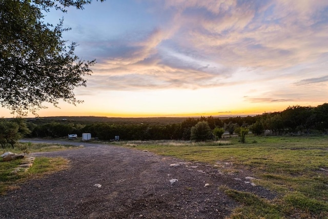 2025 Cripple Creek Stage Rd, Dripping Springs, TX 78620 - view of road with a view of countryside