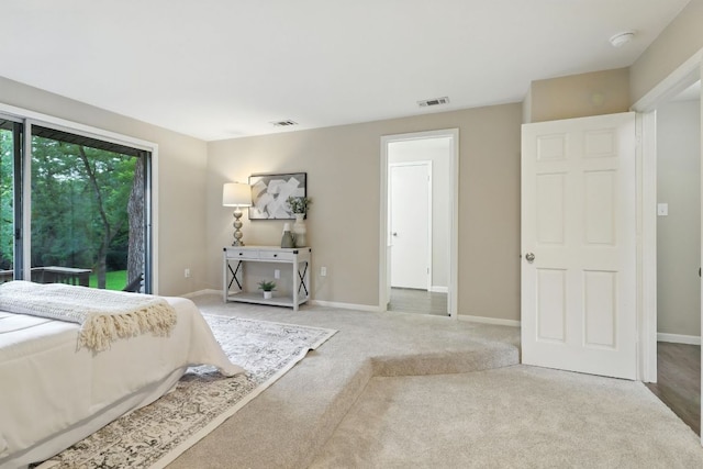 11915 River Oaks Trl, Austin, TX 78753 - bedroom featuring carpet flooring and access to exterior