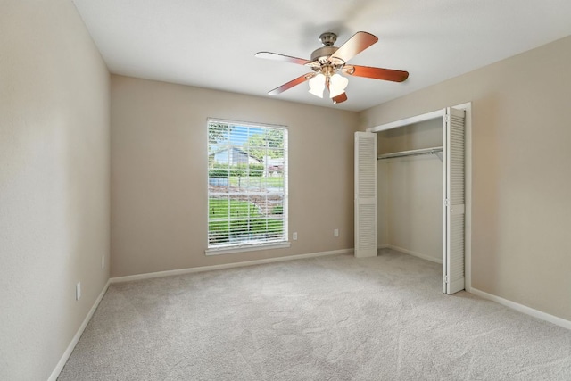 11915 River Oaks Trl, Austin, TX 78753 - unfurnished bedroom featuring carpet floors, a closet, and ceiling fan