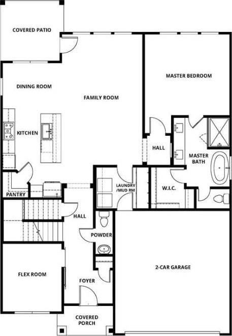17309 Howdy Way, Manor, TX 78653 - view of property floor plan