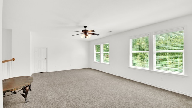 2310 Dervingham Dr, Cedar Park, TX 78613 - carpeted empty room featuring a ceiling fan and baseboards