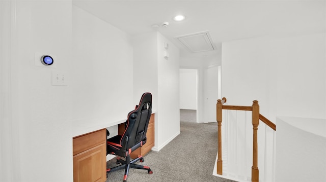 2310 Dervingham Dr, Cedar Park, TX 78613 - office area with light colored carpet and recessed lighting