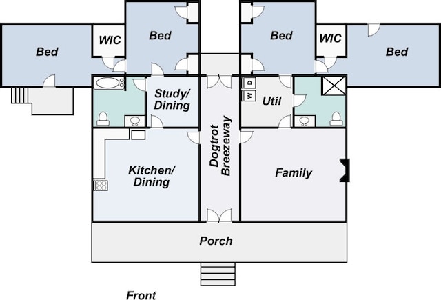 2874 Fm 1704, Elgin, TX 78621 - view of floor plan / room layout