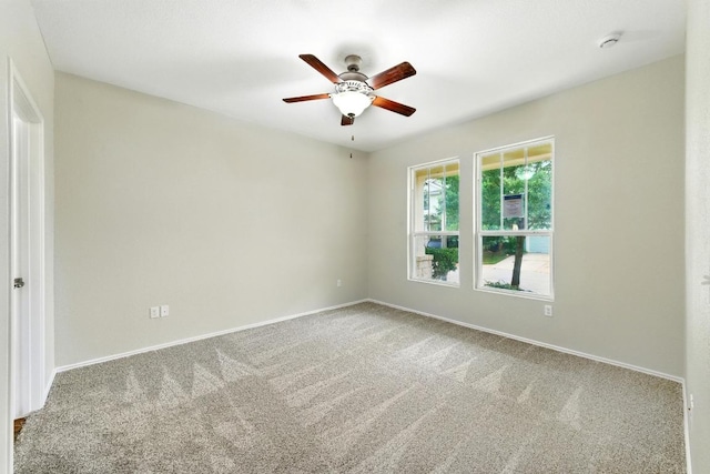 2911 Pops Way Unit 50, Austin, TX 78745 - carpeted empty room featuring ceiling fan and a smoke detector