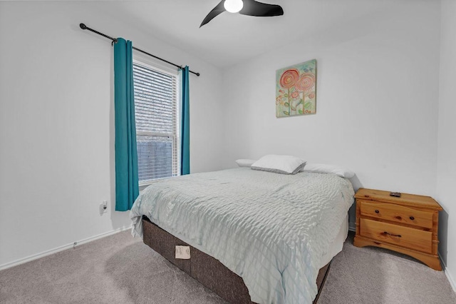 4909 Teverola Dr, Round Rock, TX 78665 - bedroom featuring carpet and ceiling fan